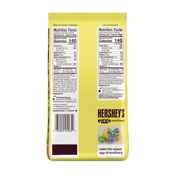 HERSHEY'S Assorted Flavored Eggs, Easter Candy Bag, 31.5 oz (158 Pieces) - Image 2
