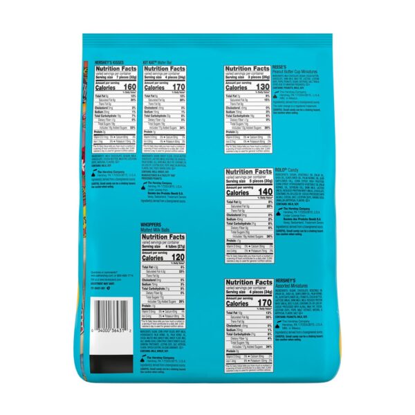 Hershey Assorted Flavored, Easter Candy Bulk Bag, 64.5 oz (270 Pieces) - Image 2