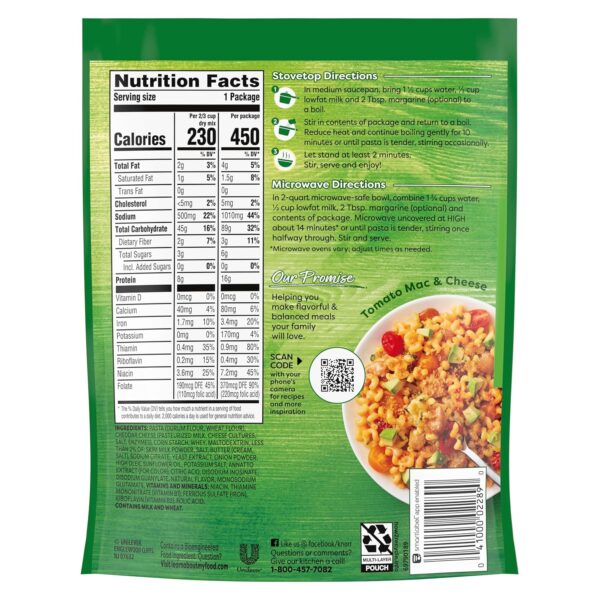 Knorr Pasta Sides For Delicious Quick Pasta Side Dishes Cheesy Cheddar Rotini No Artificial Flavors, No Preservatives, No Added MSG 4.3 oz (Pack of 8) - Image 2