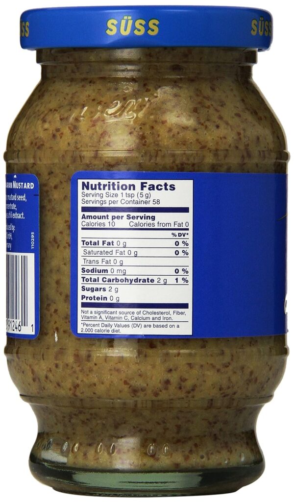 Lowensenf Bavarian Sweet Mustard Jar 10.05 Ounce - Image 2