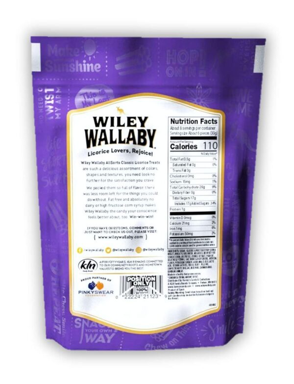 Wiley Wallaby Licorice, Allsorts, 8 Ounces - Image 2