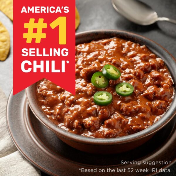 HORMEL Angus Beef Chili with Beans, 14 oz (Pack of 12) - Image 3